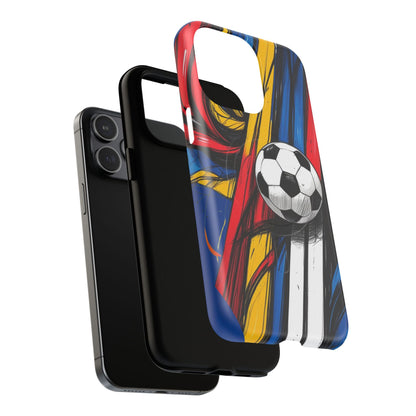 Tough Magnetic Case For iPhone Fun Soccer Ball Pattern Design for Soccer Lovers