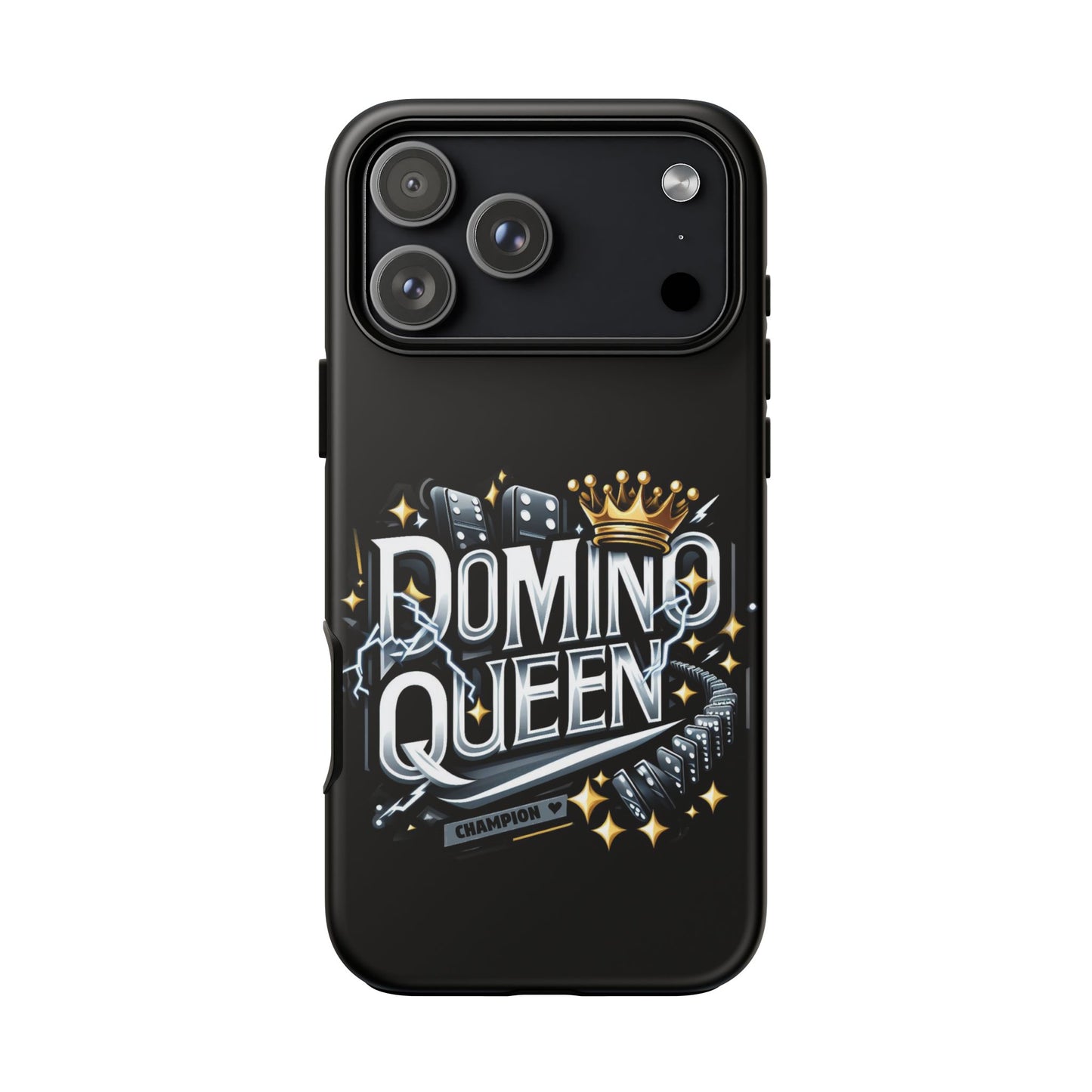 Domino Queen iPhone Tough Case - Dominoes Vibes Phone Case- Women Domino Players