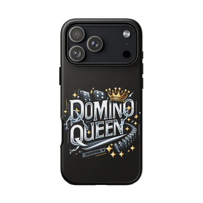 Domino Queen iPhone Tough Case - Dominoes Vibes Phone Case- Women Domino Players
