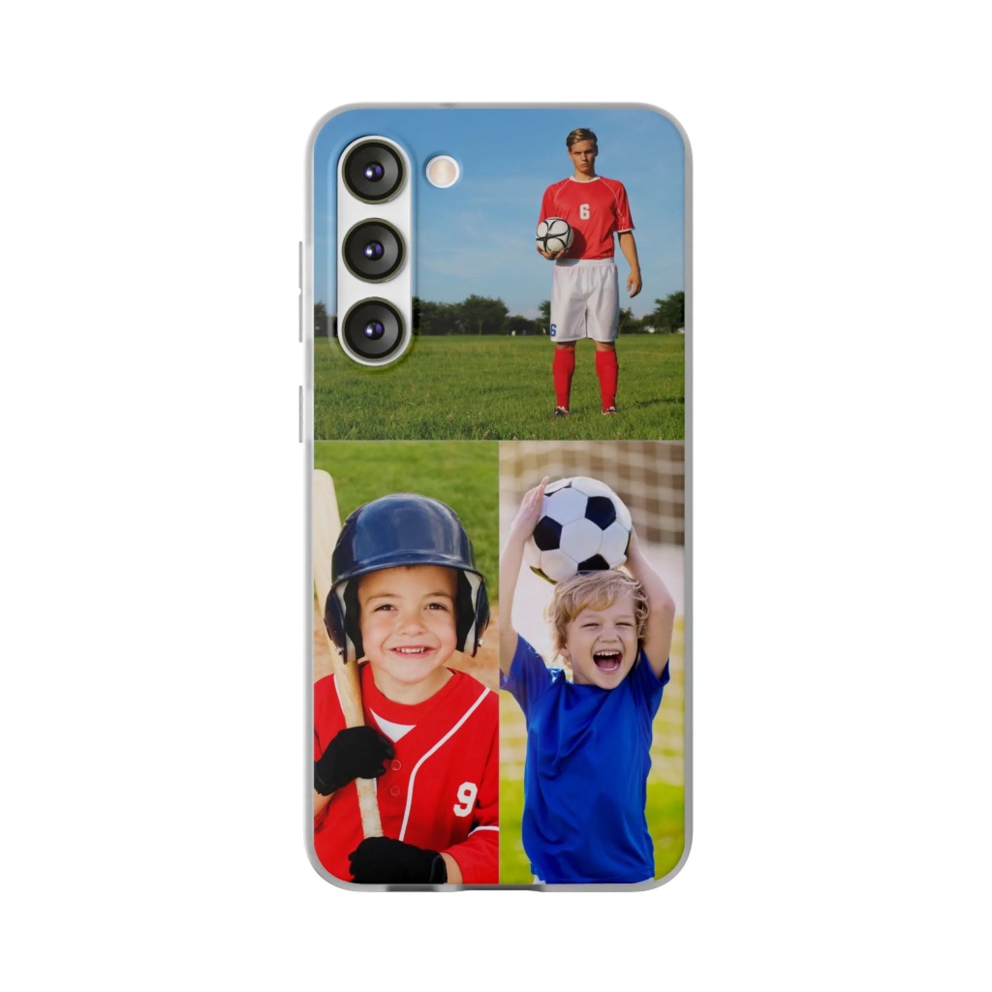 Printify 3 Photo Mockup Flex Case