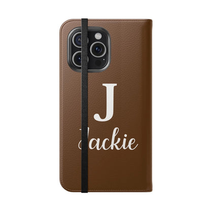 Printify Mocky iPhone Flip 3 Photos(DBrown)2