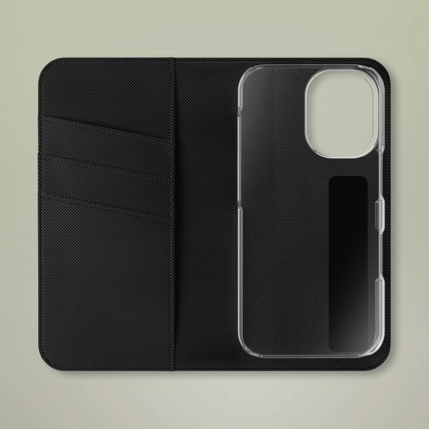 Personalized Vegan Leather iPhone Wallet Case Custom Photo Phone Cover with Card Slot