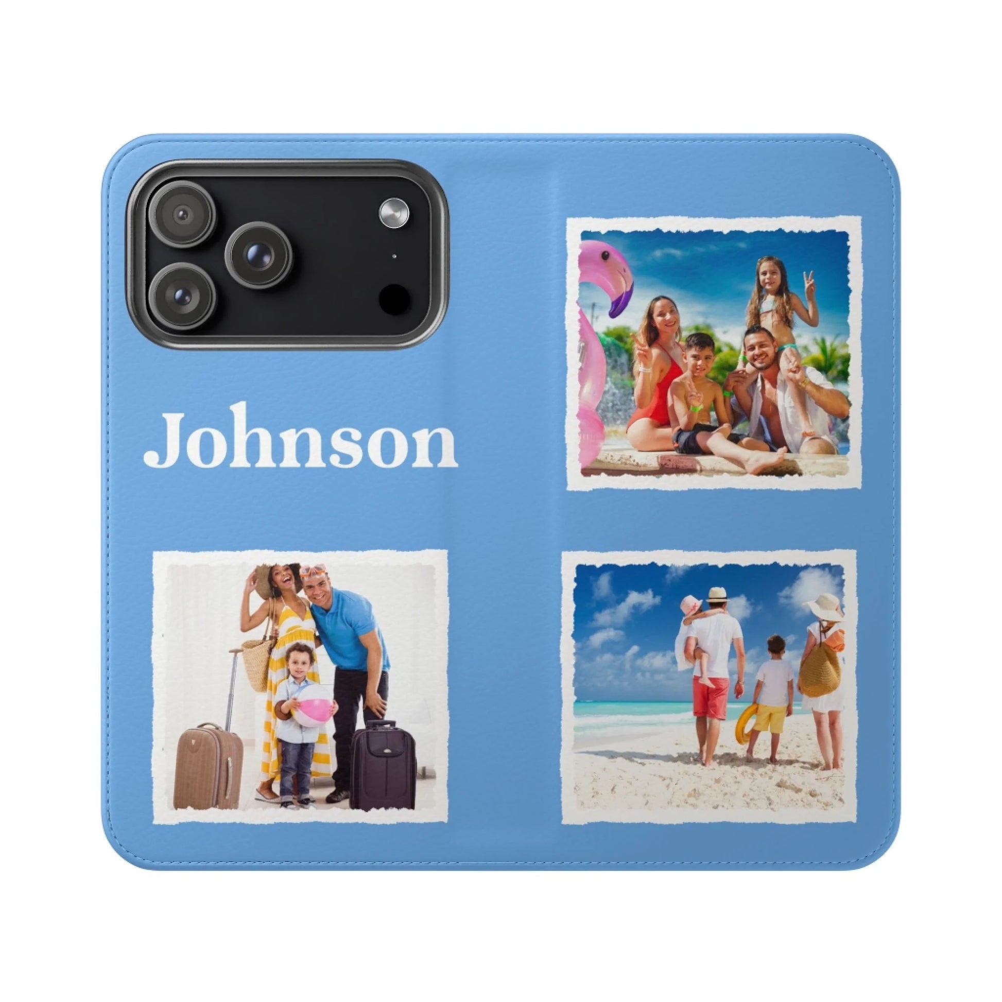 Printify Flip Case Mockup(Light Blue)