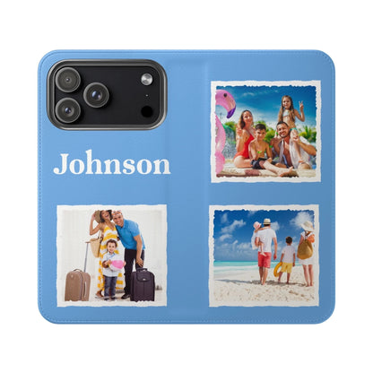 Printify Flip Case Mockup(Light Blue)