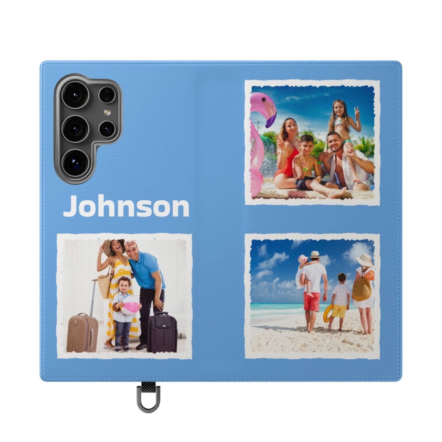 Printify Flip Case Samsung (Light Blue)