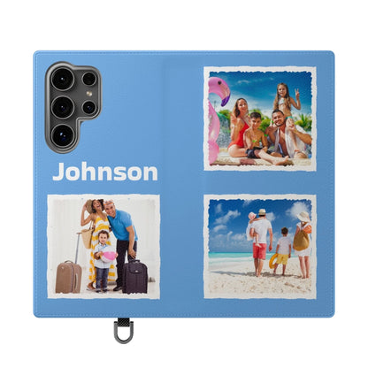 Printify Flip Case Samsung (Light Blue)