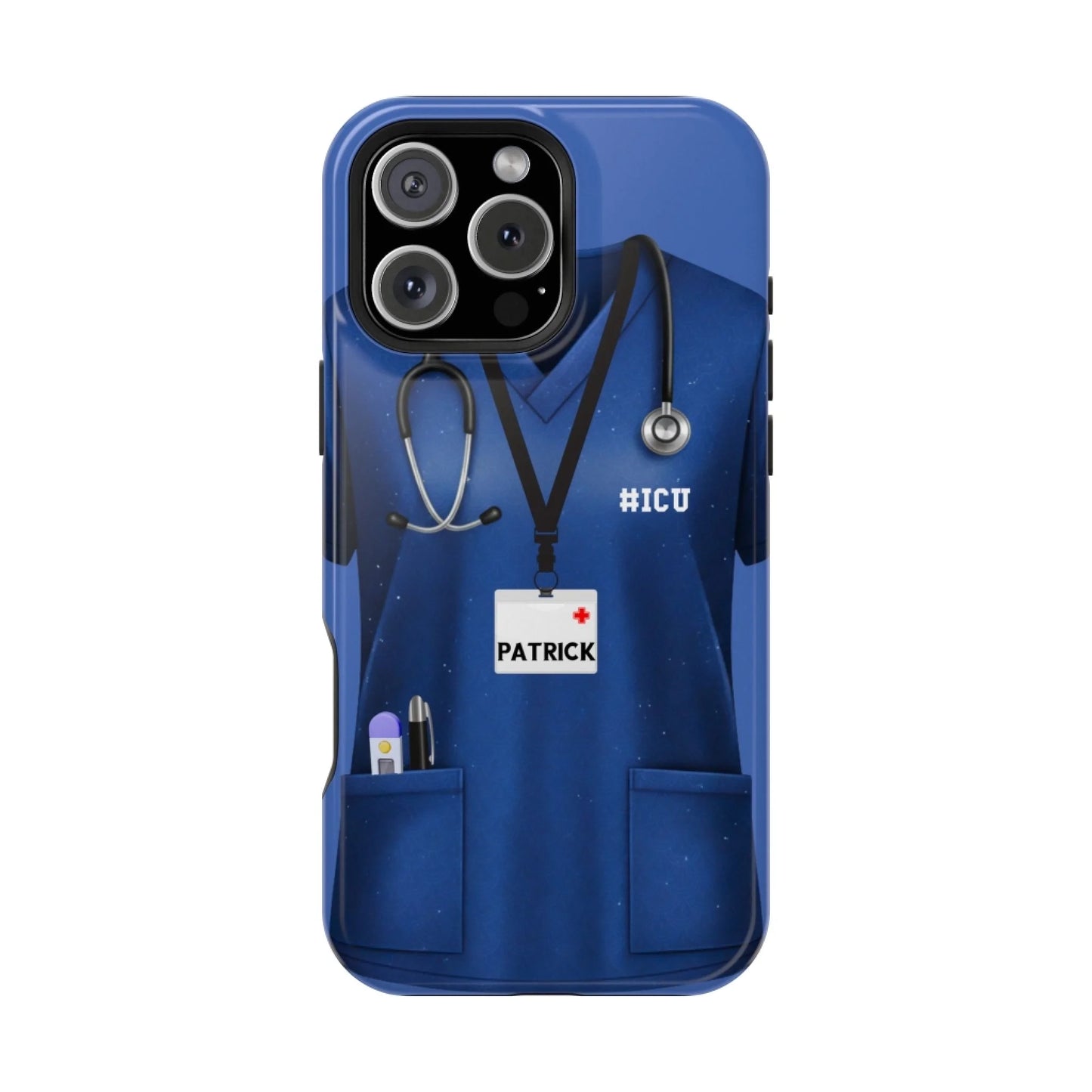 Printify Nurse Scrub Mag Case iPhone