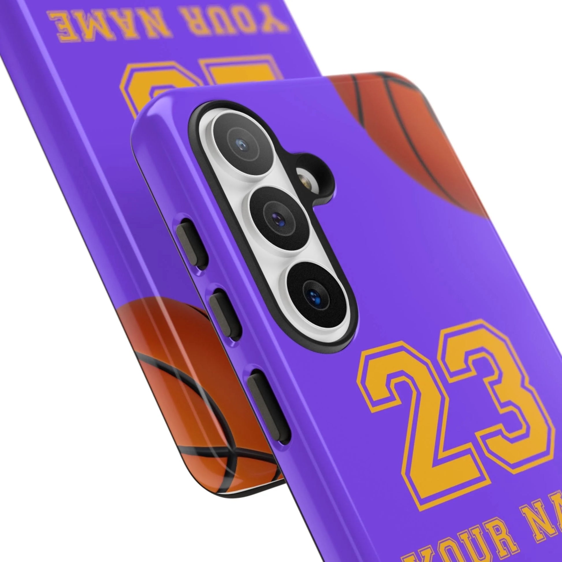 Printify Basketball Tough Case Samsung Purple 2