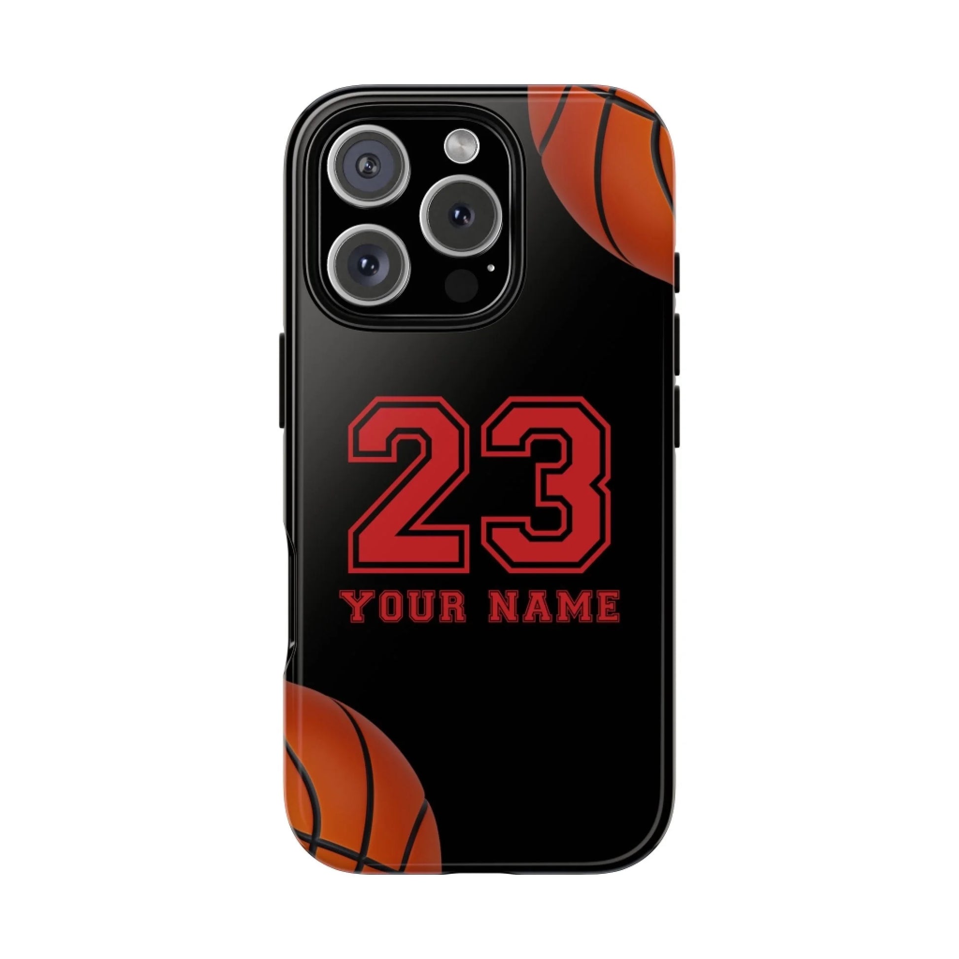 Printify Basketball Tough Case iPhone Black 2