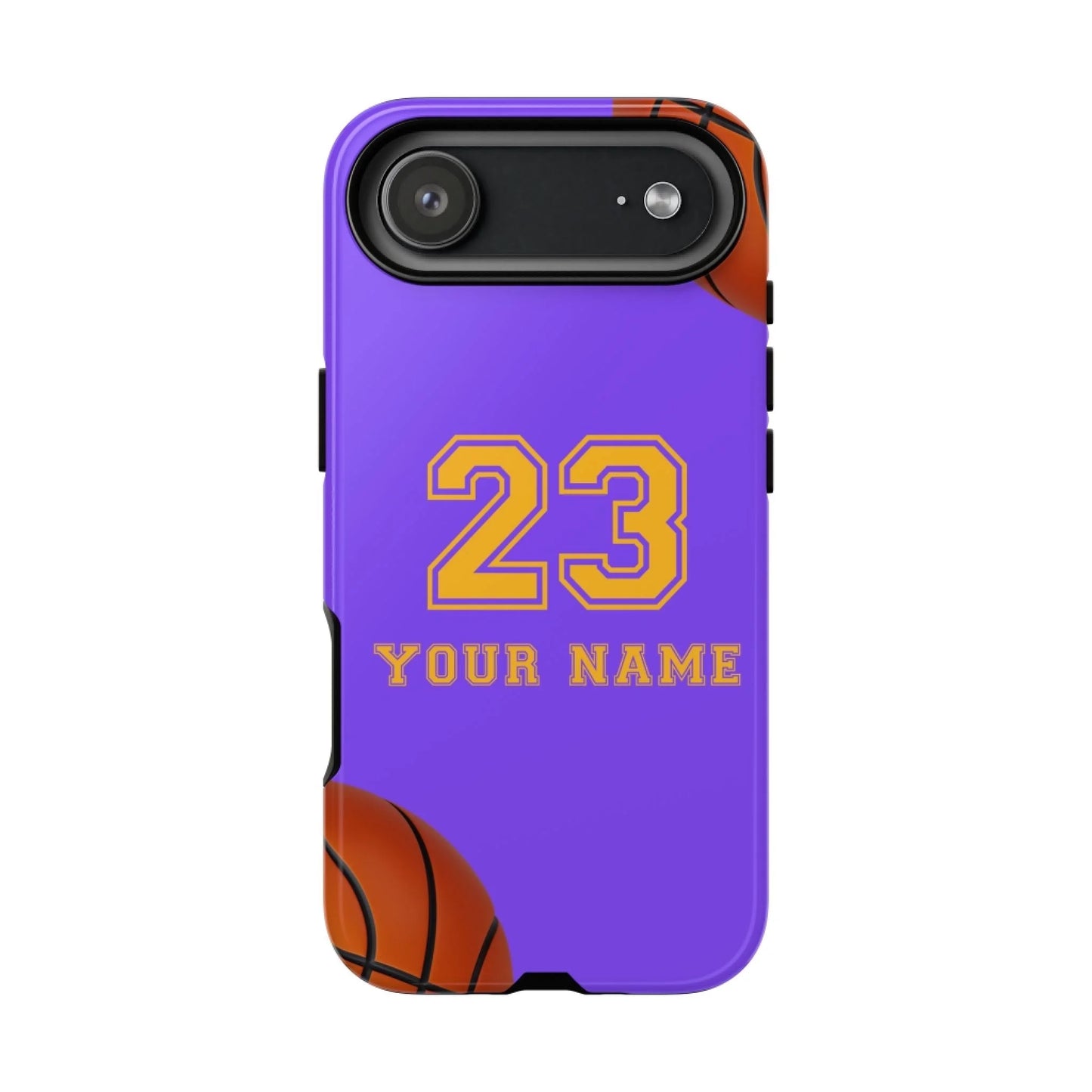 Printify Basketball Tough Case iPhone Purple