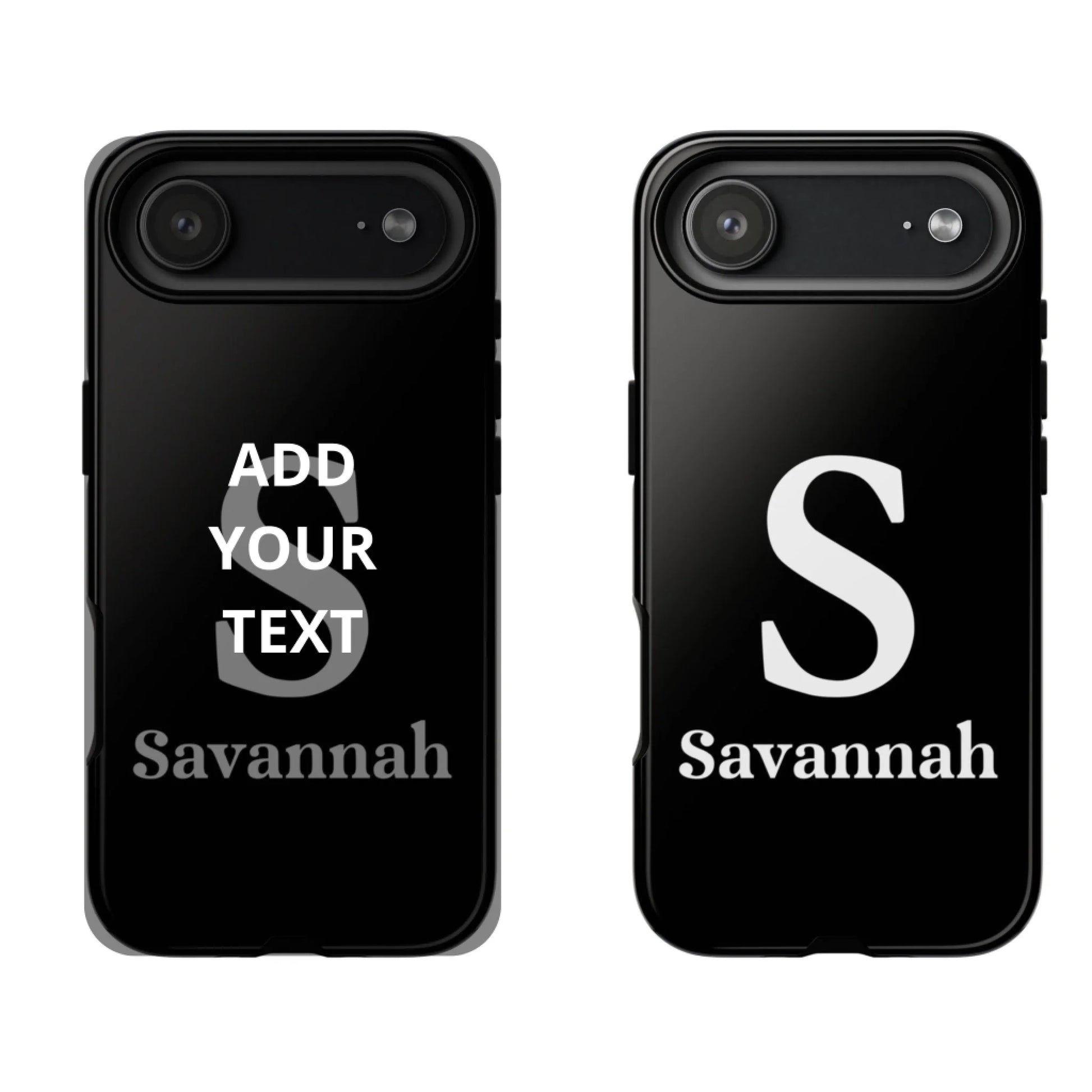Personalized monogram iphone 17 case