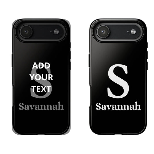 Personalized monogram iphone 17 case