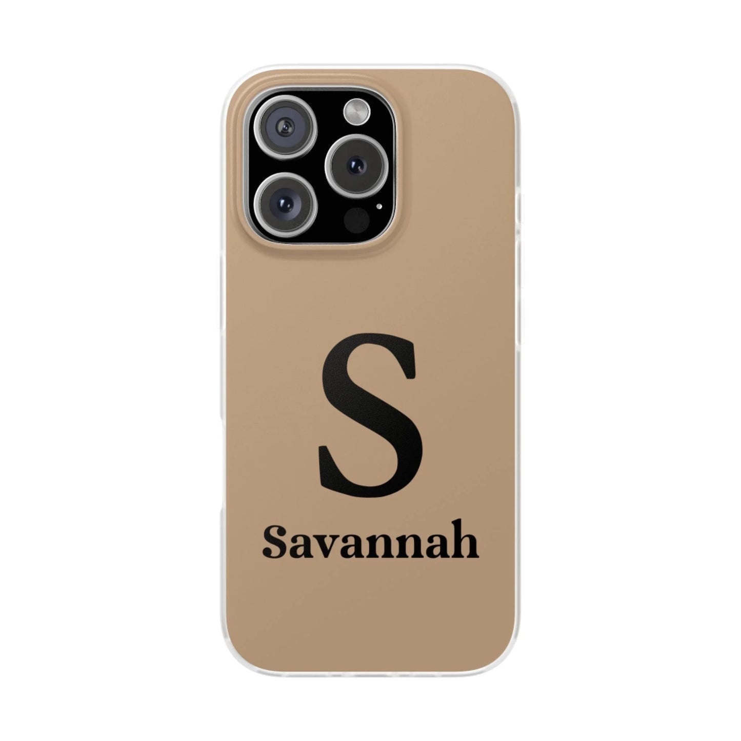 Personalized iPhone clear  Flexi Case