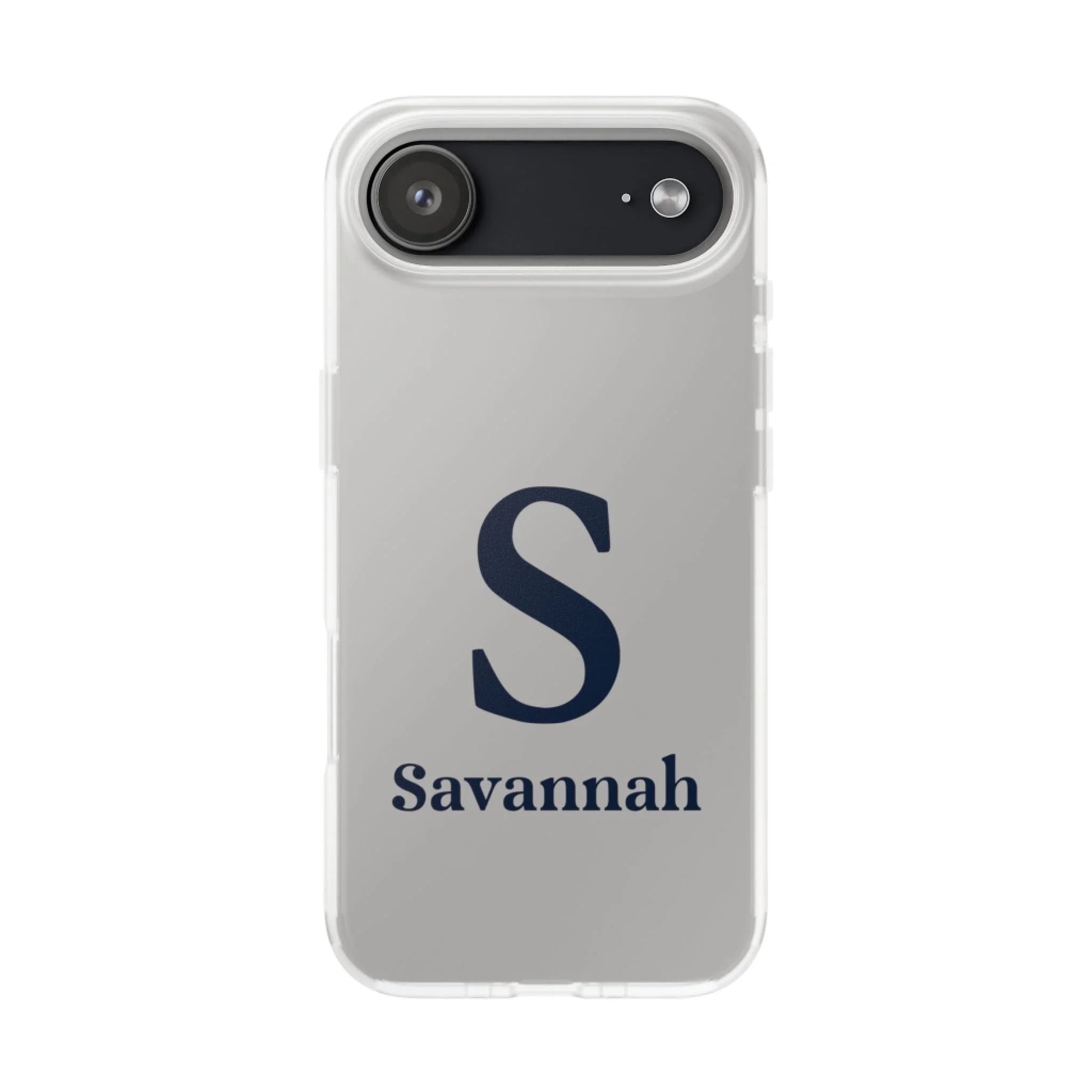 Monogram iPhone 17 Flexi Case Transparent