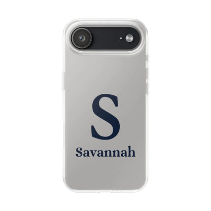 Monogram iPhone 17 Flexi Case Transparent