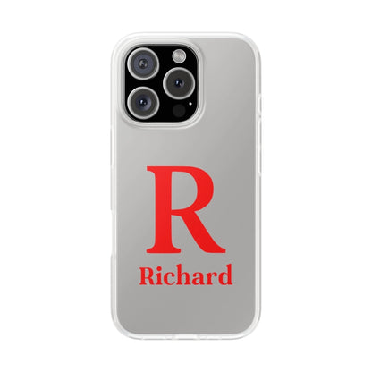 Personalized iPhone 16 Flexi Case Transparent