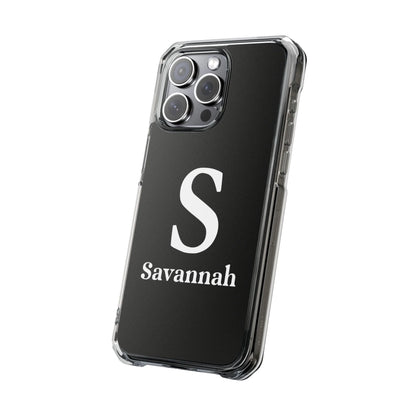 Personalized iPhone Clear MagSafe Case