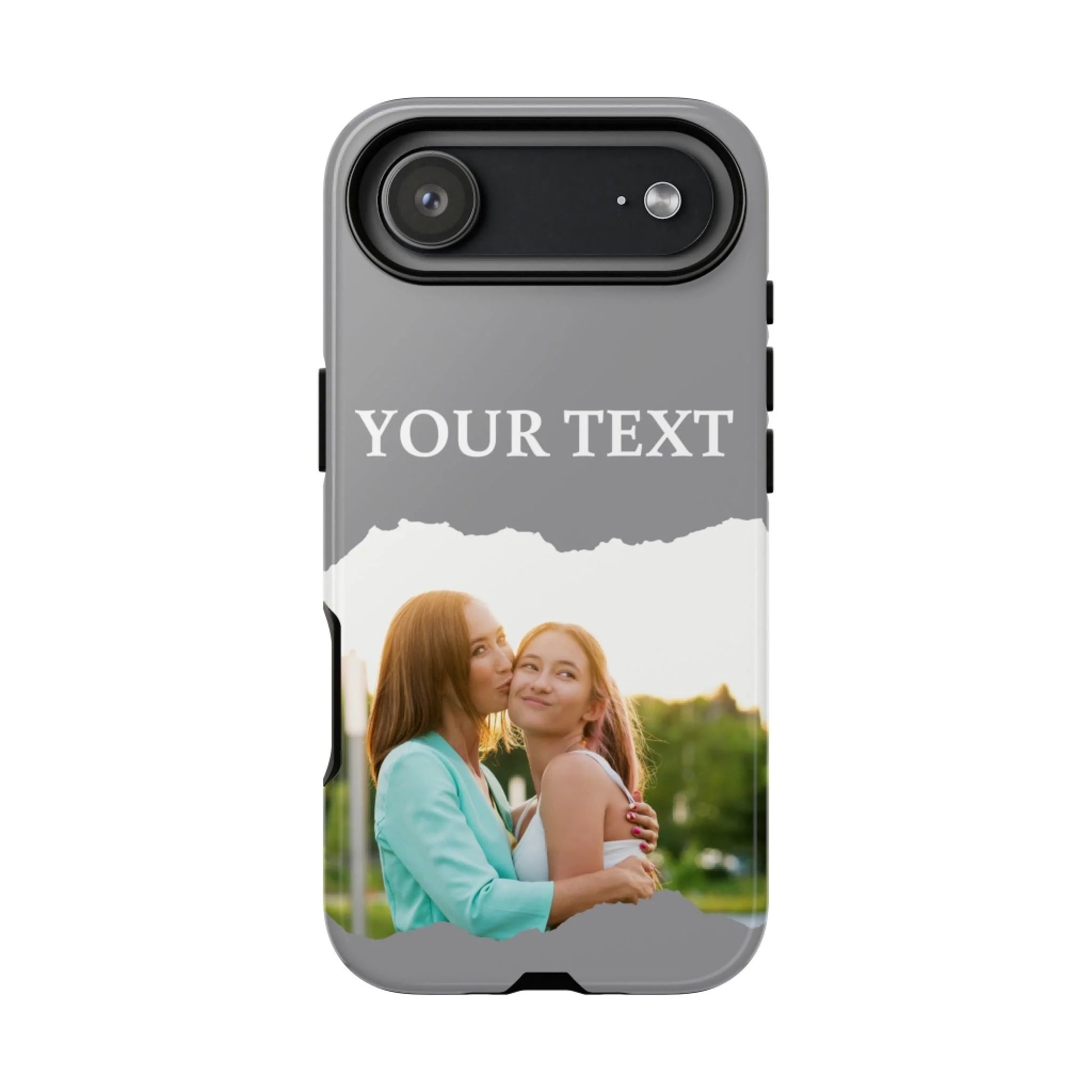 Printify iPhone Photo Tough Case Gray 2