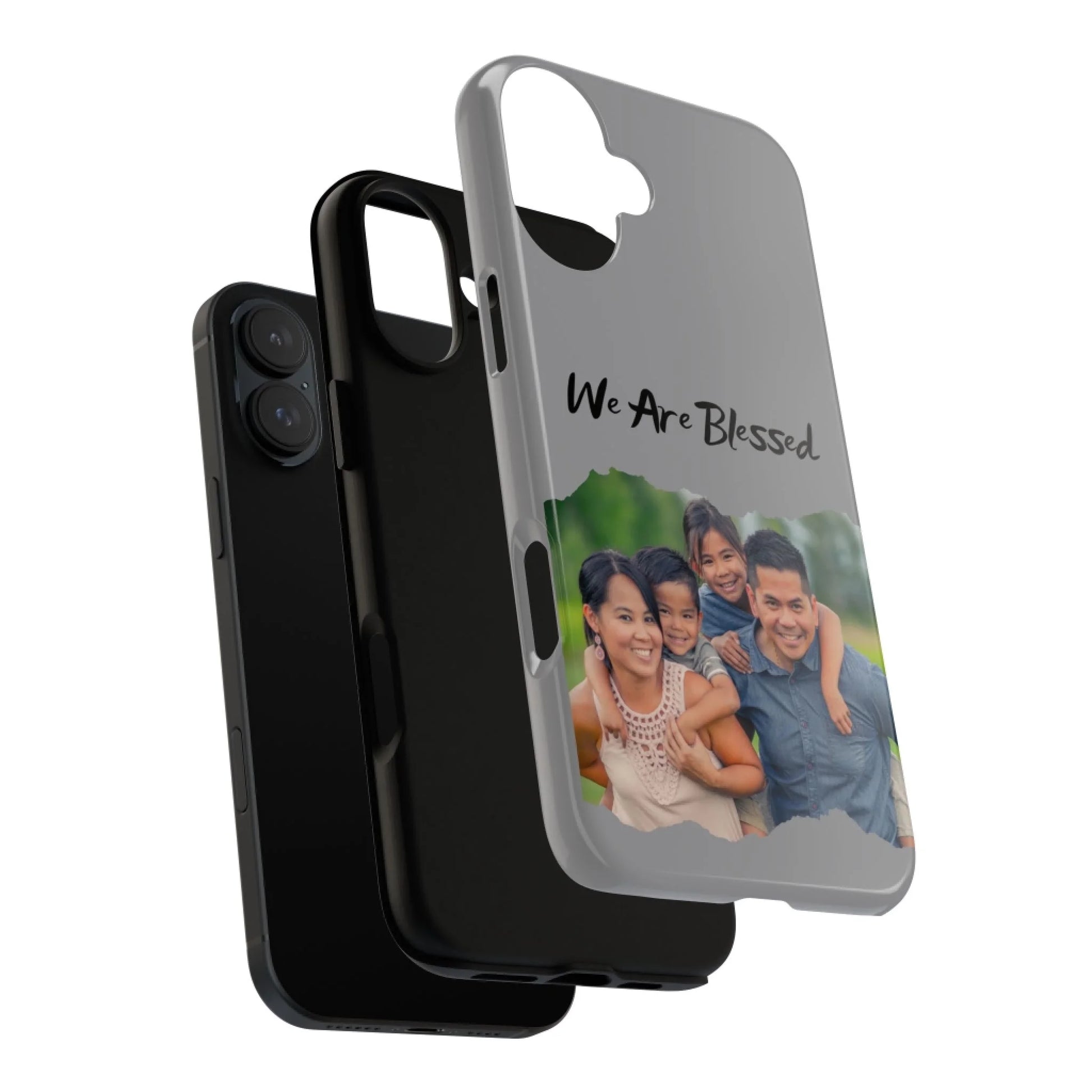 Printify iPhone Photo Tough Case Gray 5