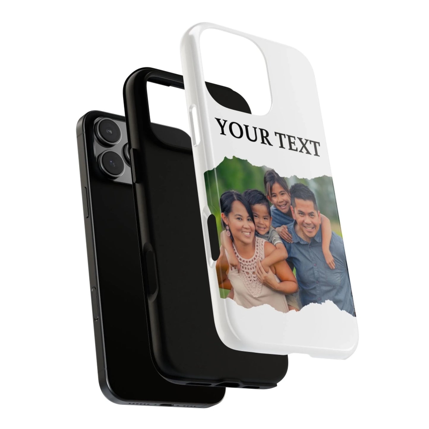Printify iPhone Tough Case Photo White 4