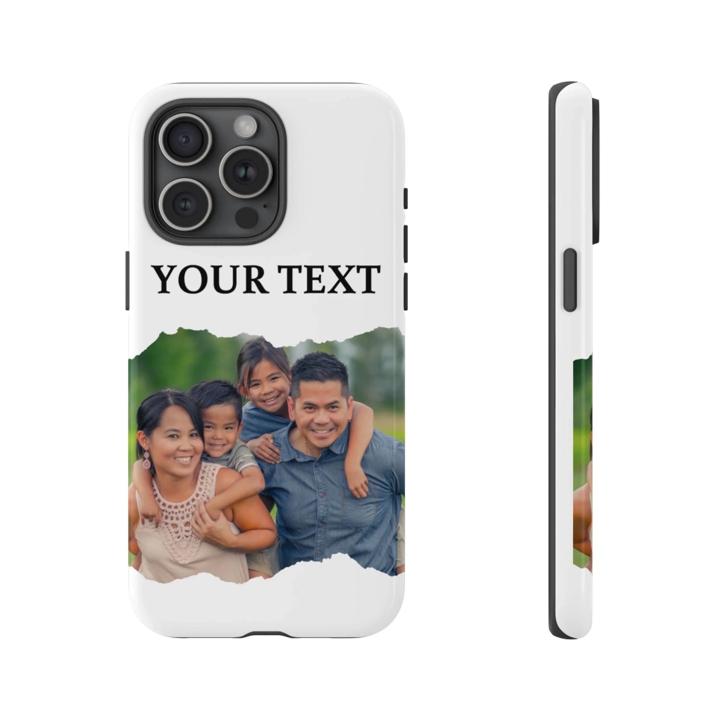 Printify iPhone Tough Case Photo White