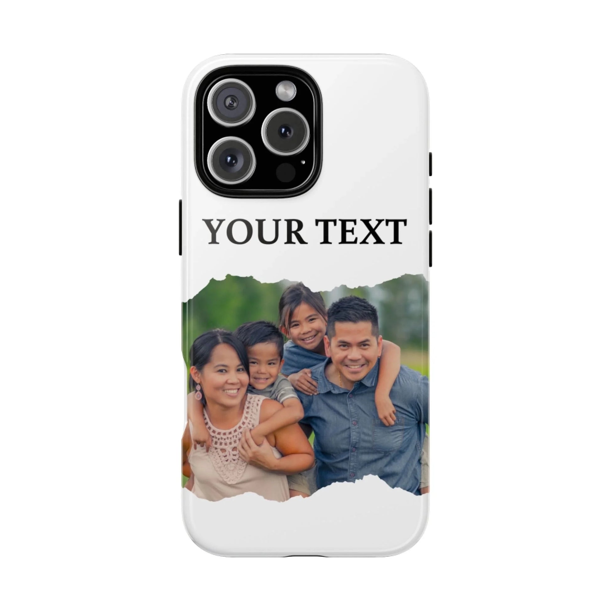 Printify iPhone Tough Case Photo White 3