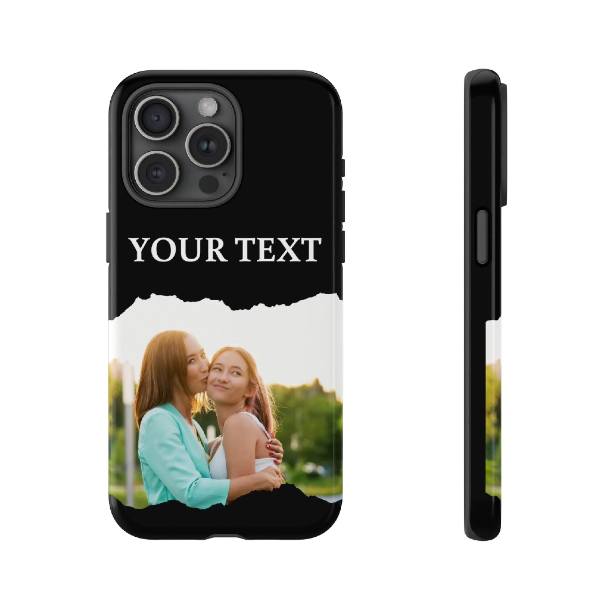 Printify iPhone Tough Case Photo Black 3