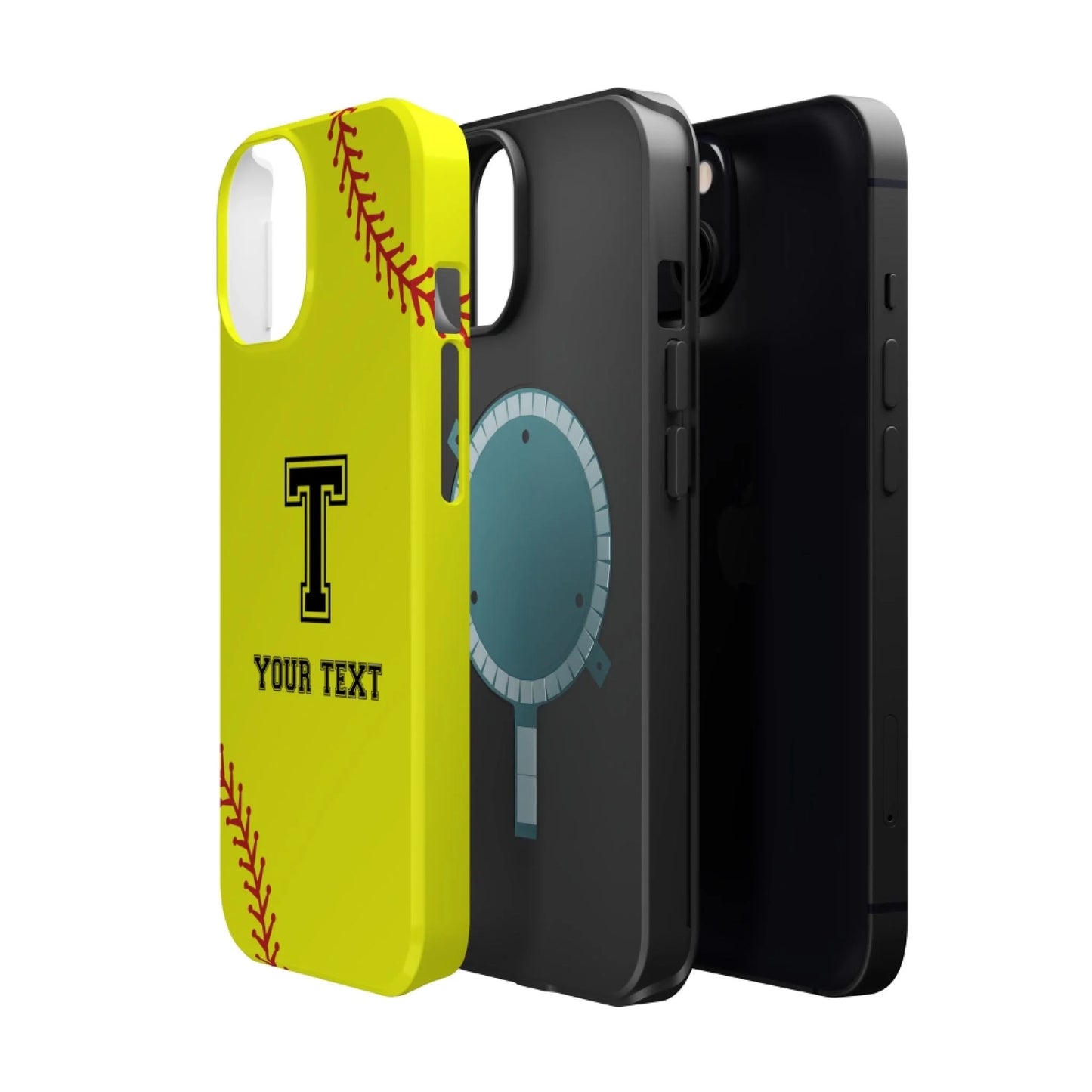 Personalized Samsung Galaxy Softball Case MagSafe