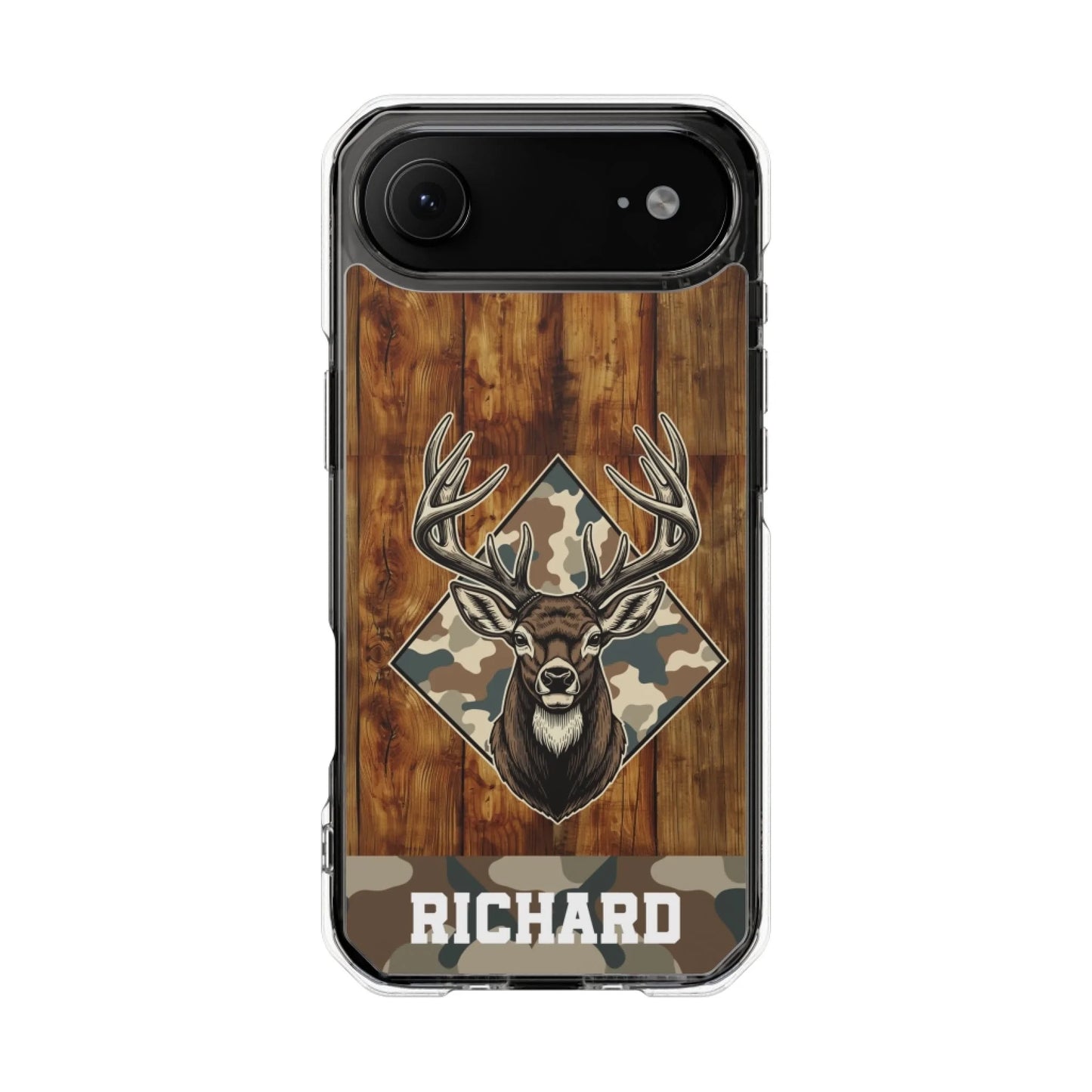 Printify Deer Tough Clear Mag Safe iPhone 2