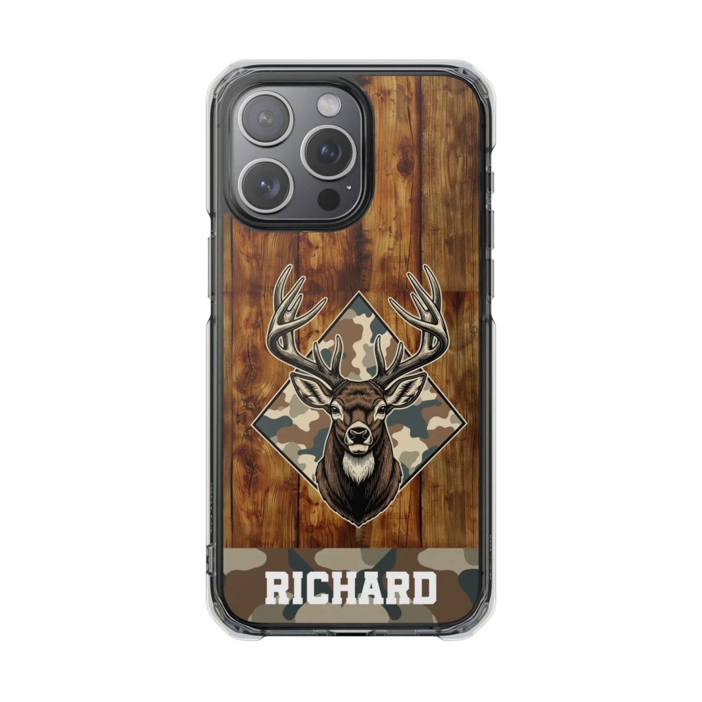 Printify Deer Tough Clear Mag Safe iPhone 5