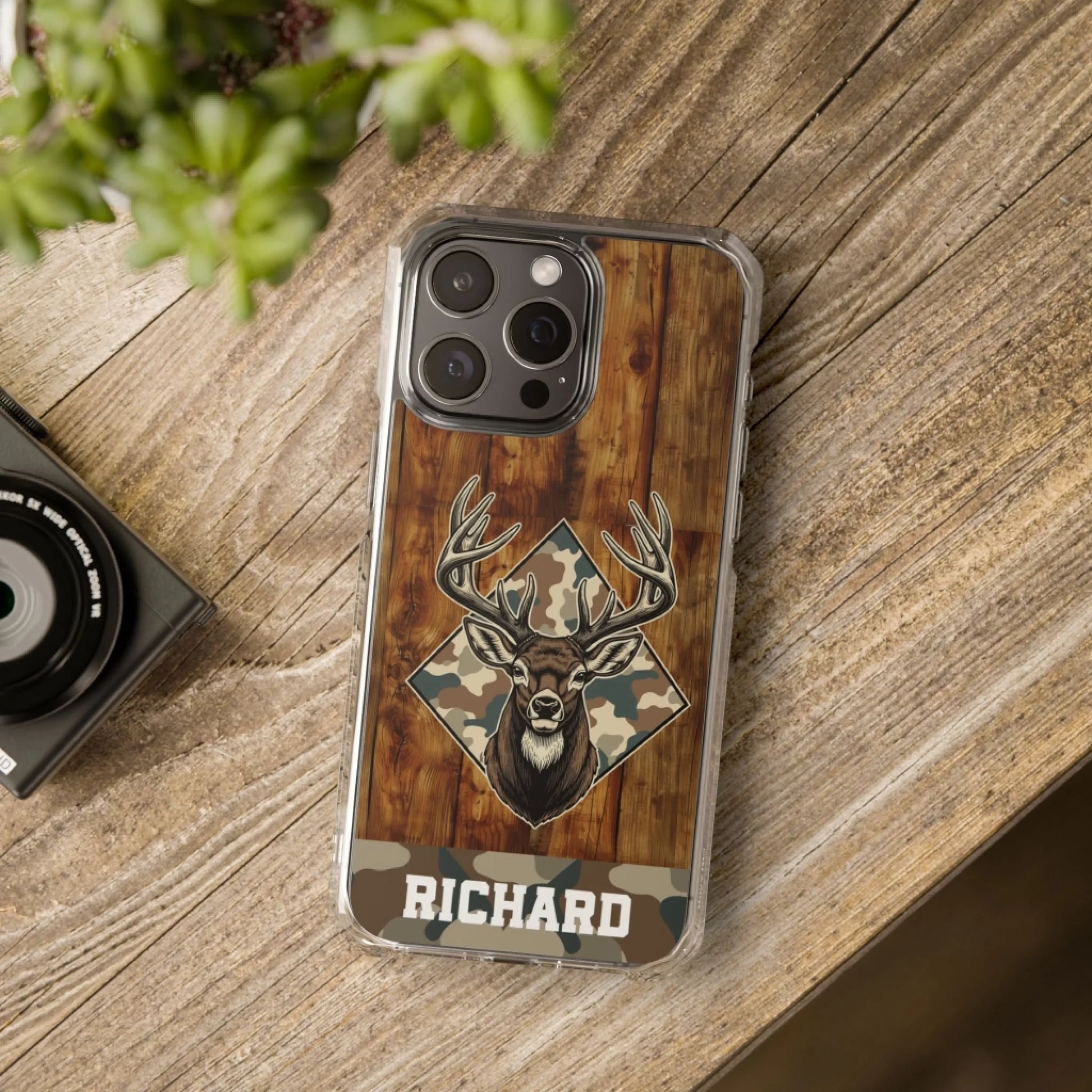 Printify Deer Tough Clear Mag Safe iPhone 7