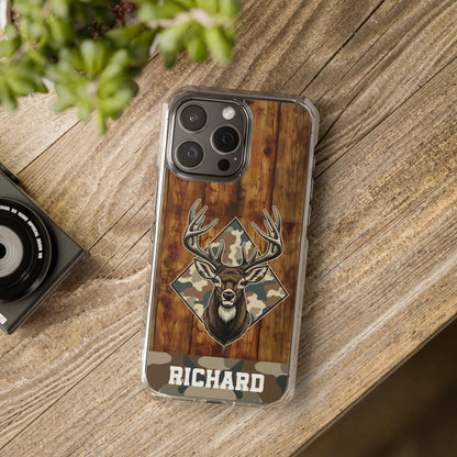 Printify Deer Tough Clear Mag Safe iPhone 7