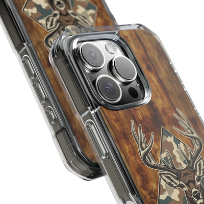 Printify Deer Tough Clear Mag Safe iPhone 4