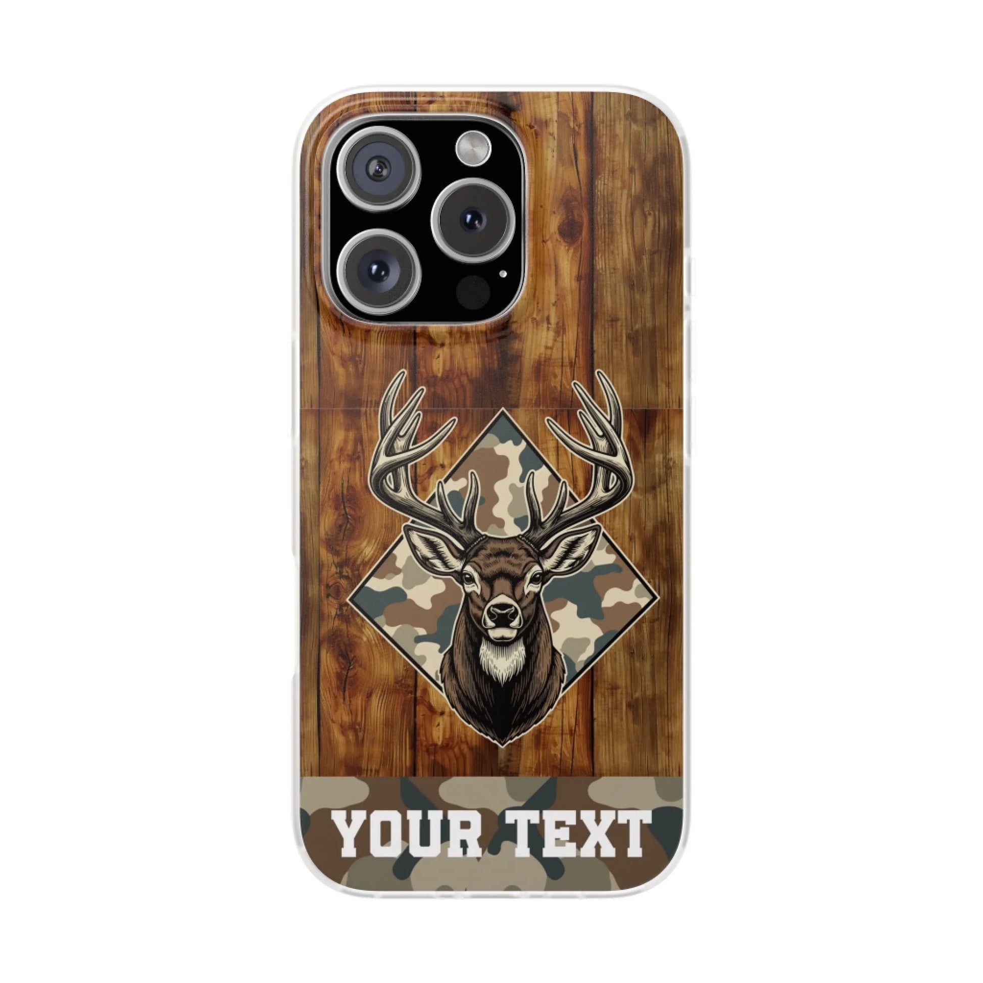 Printify Deer Hunting Flexi Case iPhone 3