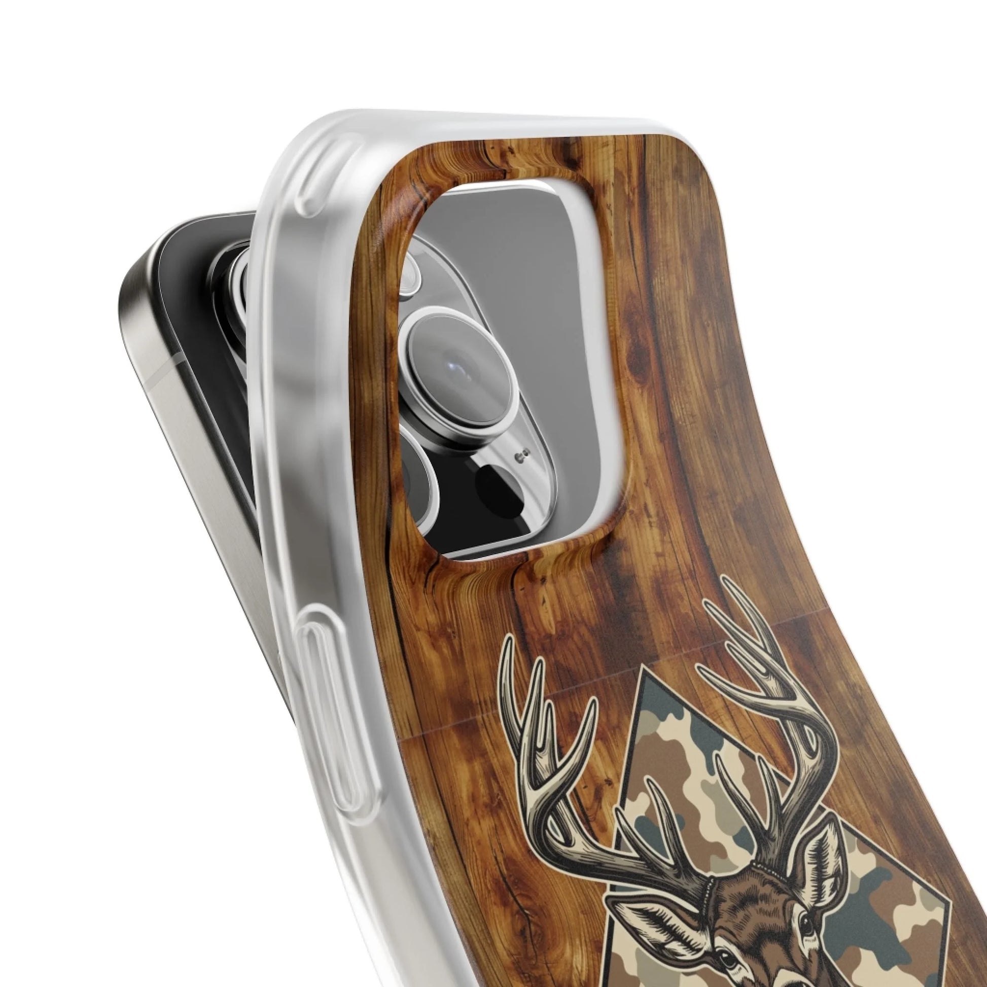 Printify Deer Hunting Flexi Case iPhone 4