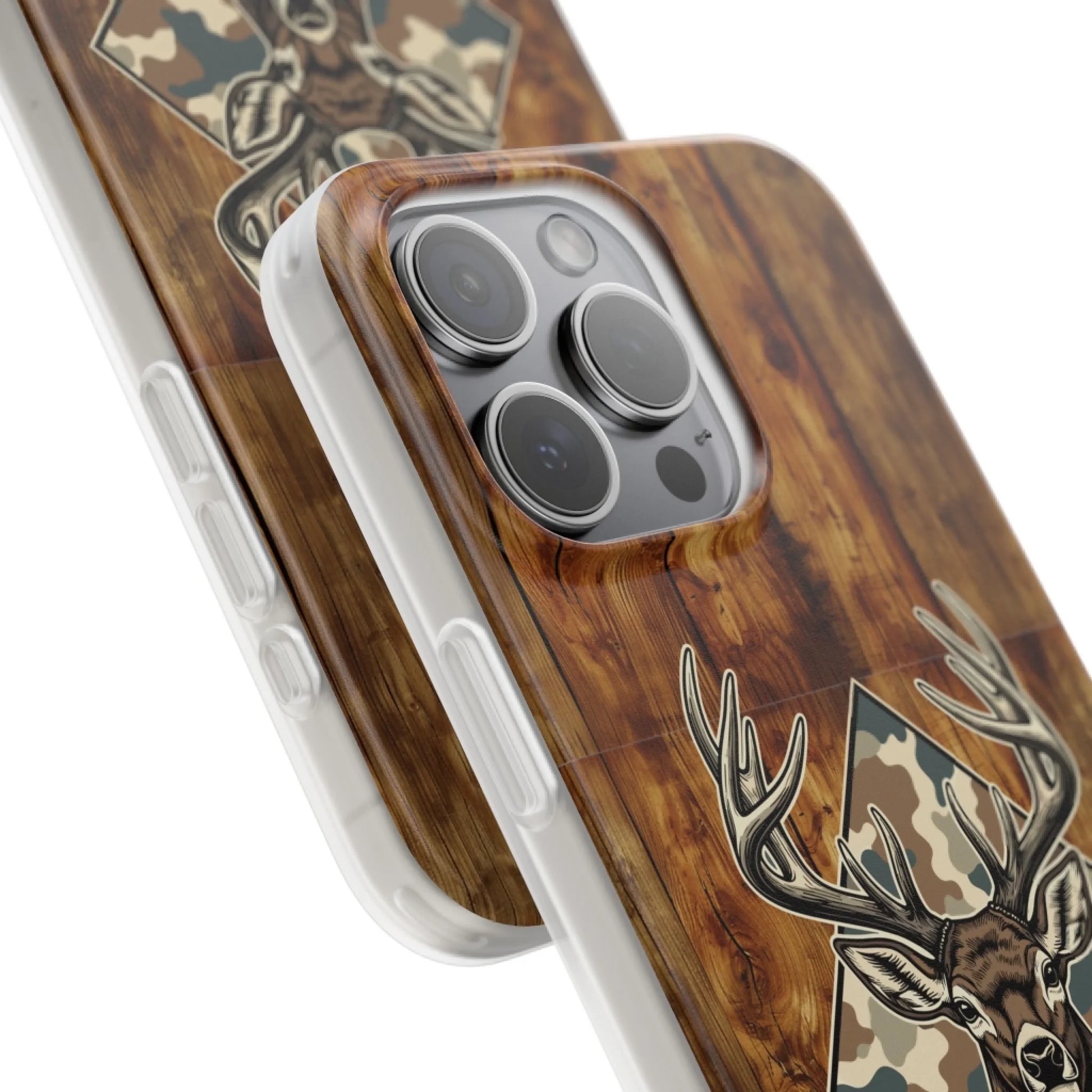 Printify Deer Hunting Flexi Case iPhone 2