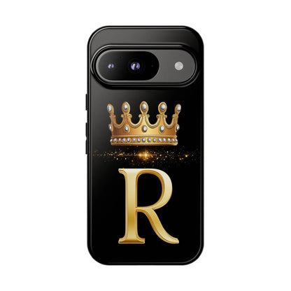 Printify Gold Crown Tough Case For Google