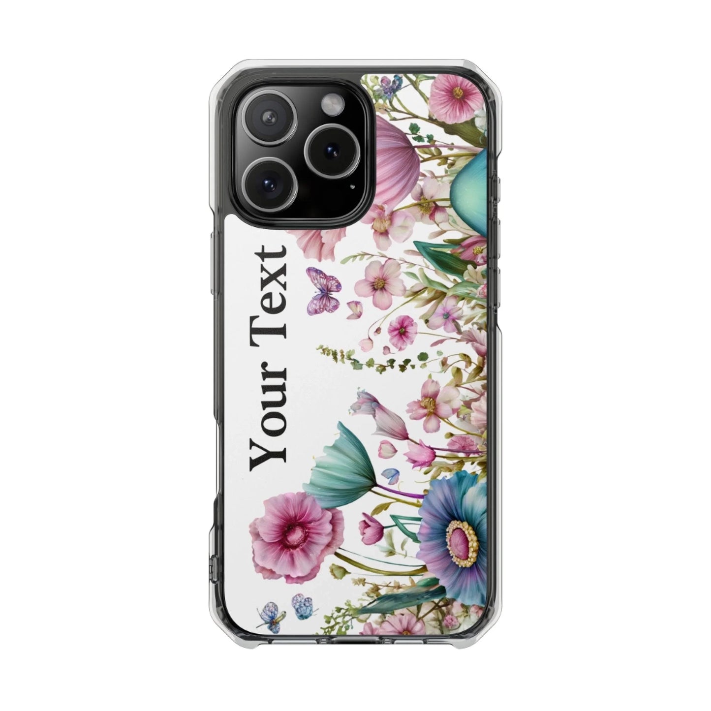 Printify Flower iPhone Clear Case 3