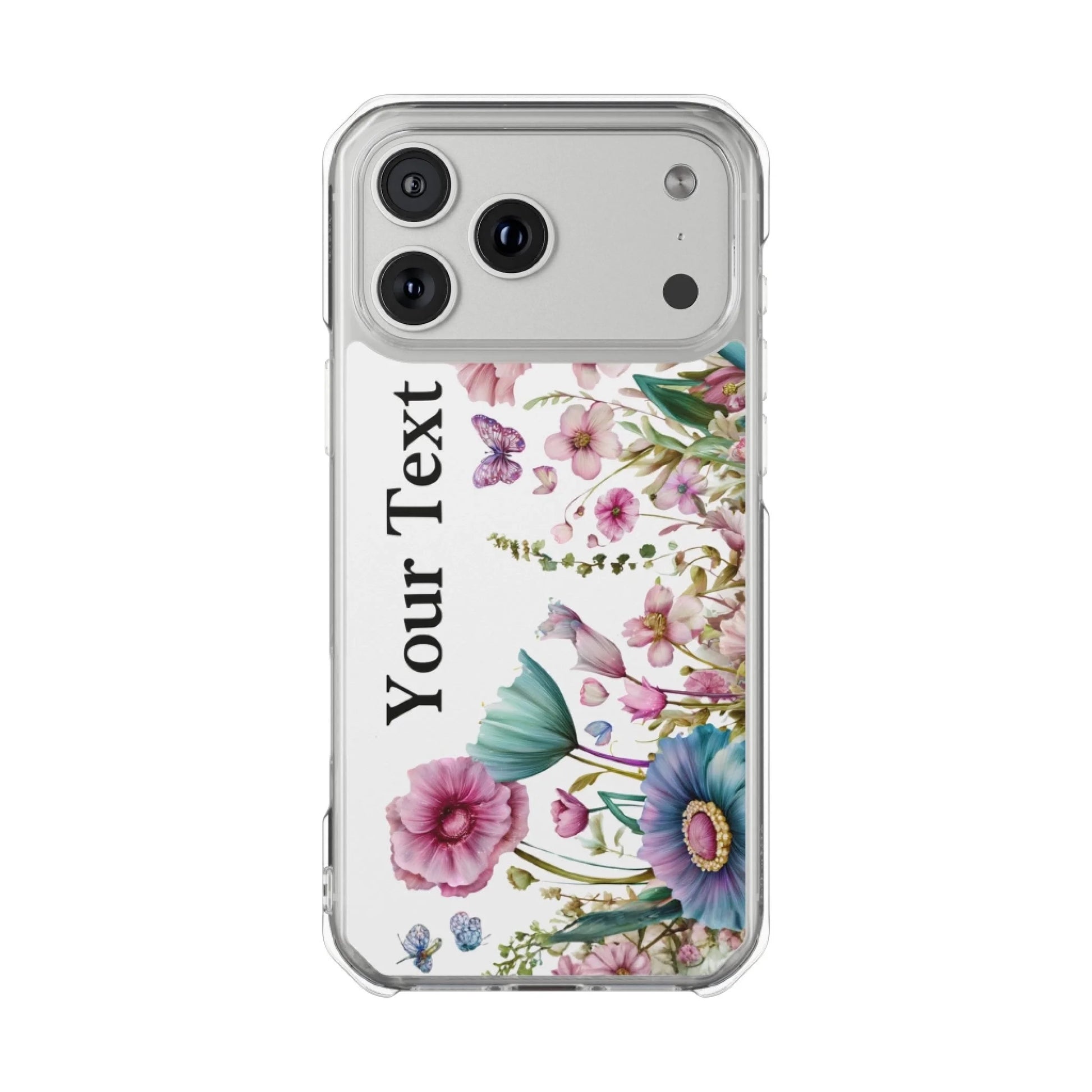 Printify Flower iPhone Clear Case 2