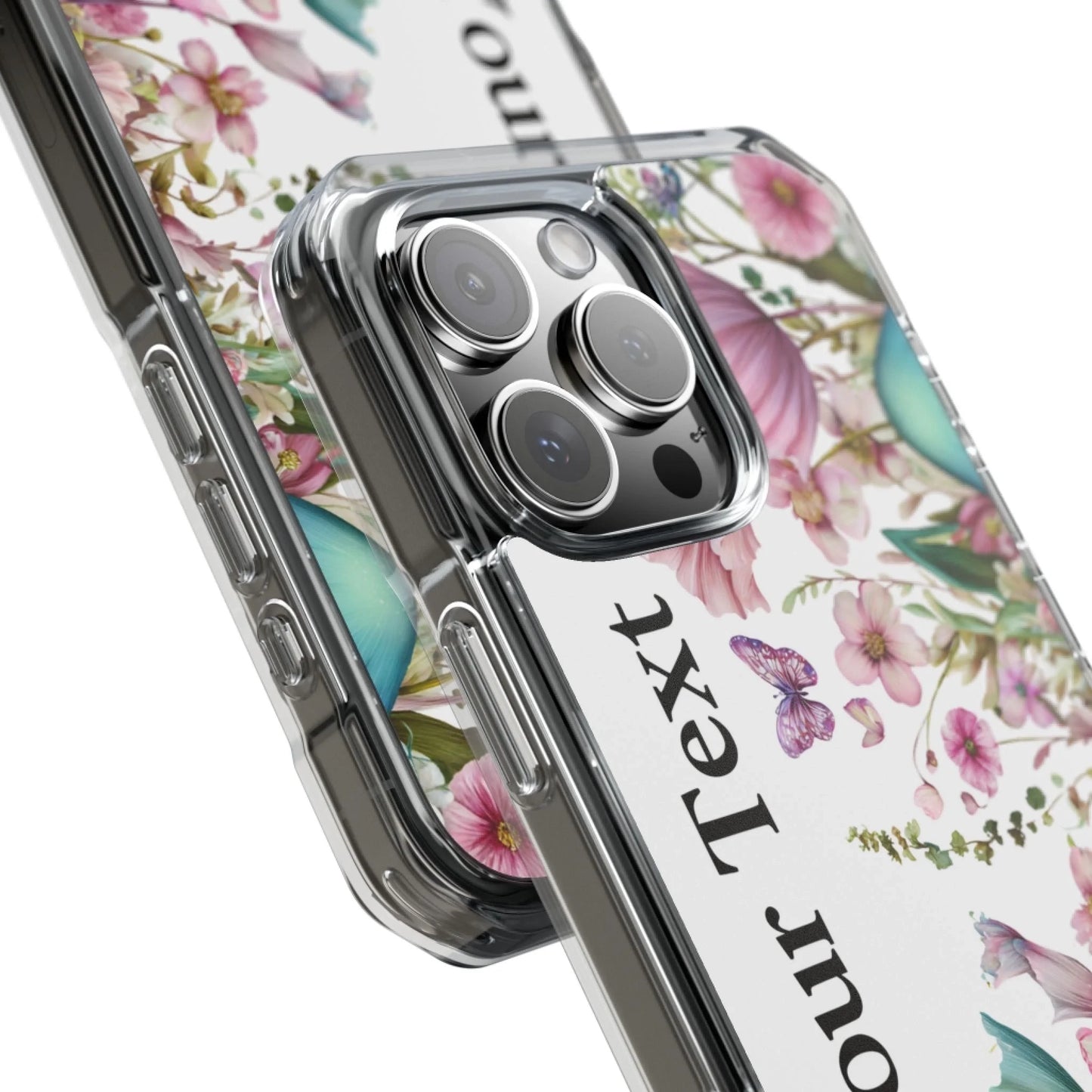Printify Flower iPhone Clear Case 4
