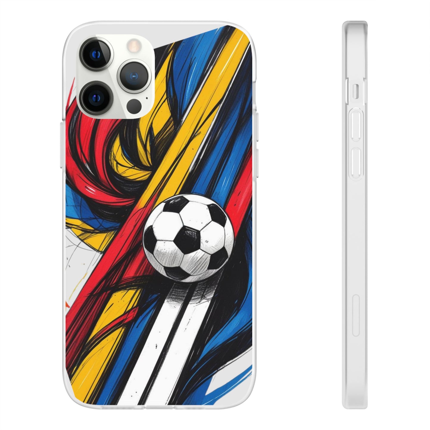 Soccer Flexi Clear Cases for Soccer Lovers