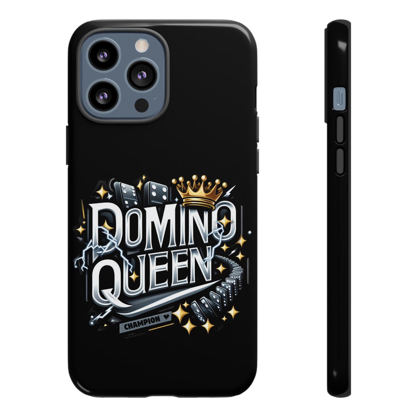 Domino Queen iPhone Tough Case - Dominoes Vibes Phone Case- Women Domino Players