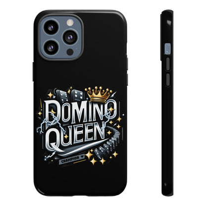 Domino Queen iPhone Tough Case - Dominoes Vibes Phone Case- Women Domino Players