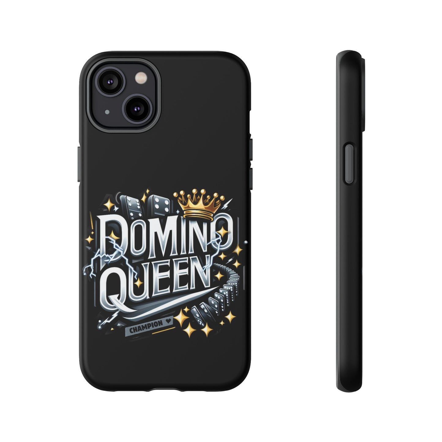 Domino Queen iPhone Tough Case - Dominoes Vibes Phone Case- Women Domino Players