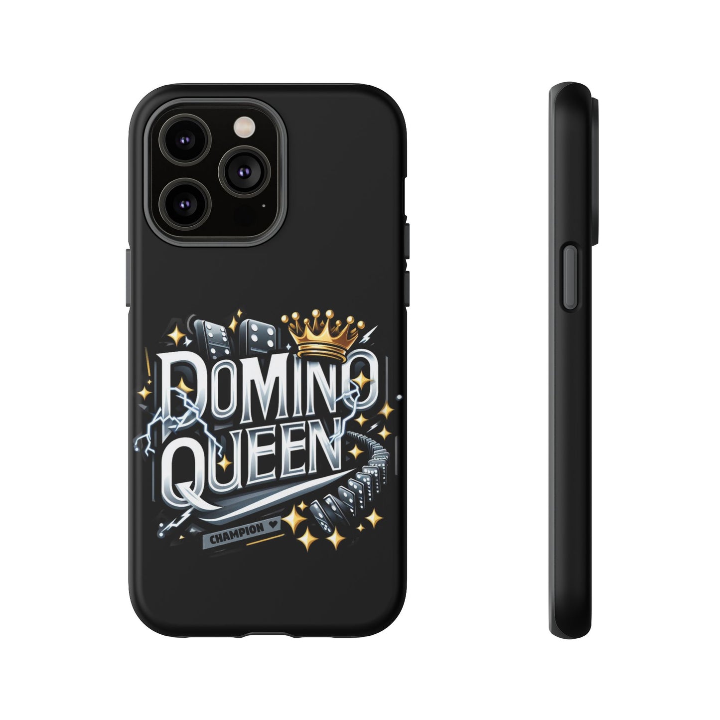 Domino Queen iPhone Tough Case - Dominoes Vibes Phone Case- Women Domino Players