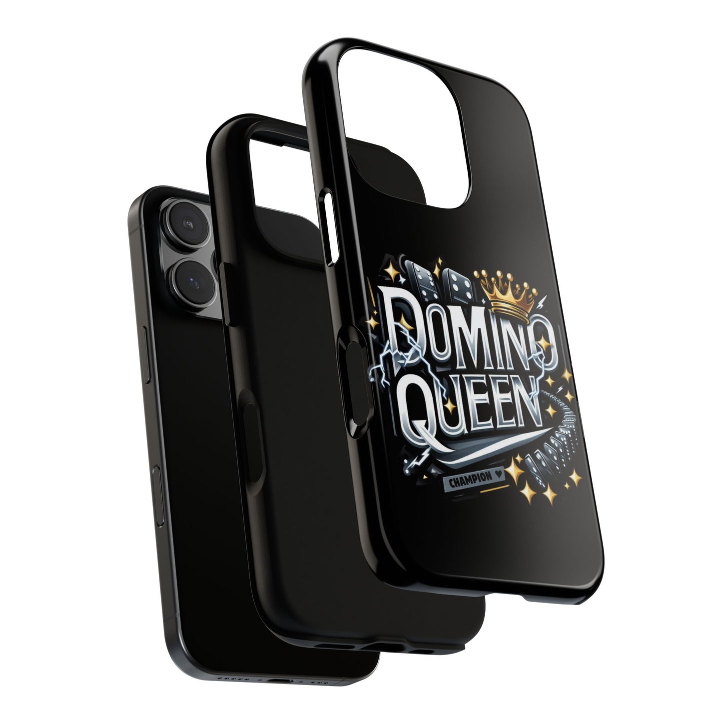 Domino Queen iPhone Tough Case - Dominoes Vibes Phone Case- Women Domino Players