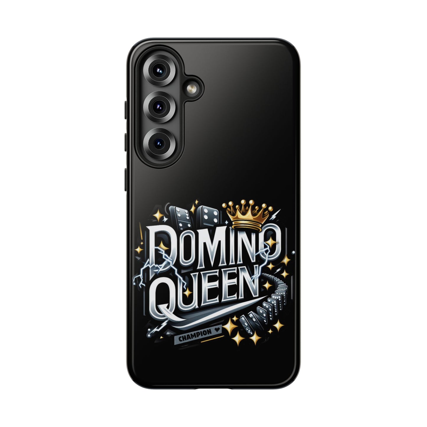 Domino Queen Tough Case For Samsung Galaxy - Dominoes Vibes Phone Case- Women Domino Players