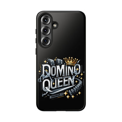 Domino Queen Tough Case For Samsung Galaxy - Dominoes Vibes Phone Case- Women Domino Players