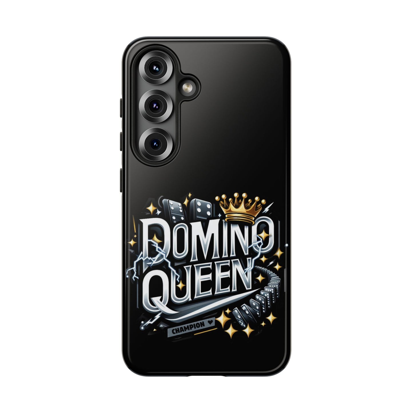 Domino Queen Tough Case For Samsung Galaxy - Dominoes Vibes Phone Case- Women Domino Players