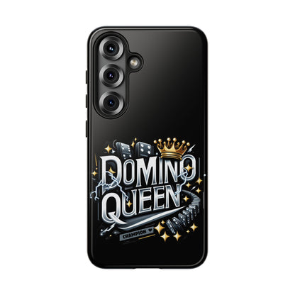 Domino Queen Tough Case For Samsung Galaxy - Dominoes Vibes Phone Case- Women Domino Players